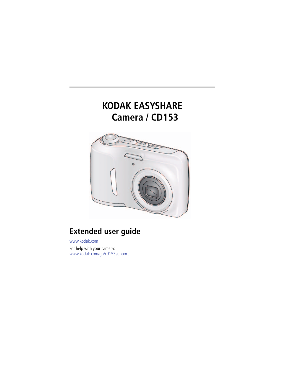 Kodak EASYSHARE CD153 User Manual | 65 pages