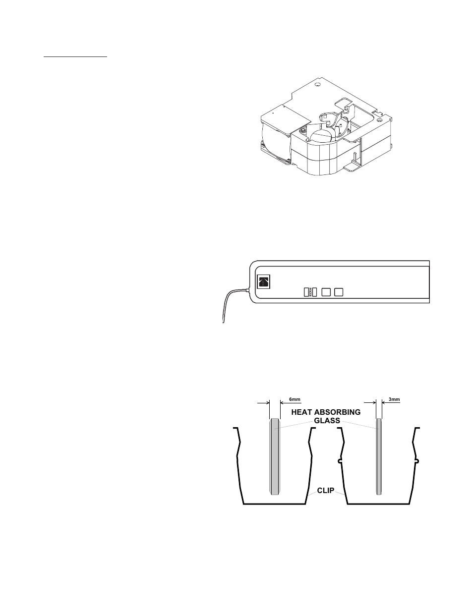Accessories 2-8, Dual lamp module 2-8, Cable remote 2-8 | Heat absorbing glass with clip, Accessories | Kodak Ektapro Slide Projector 4020 User Manual | Page 22 / 136