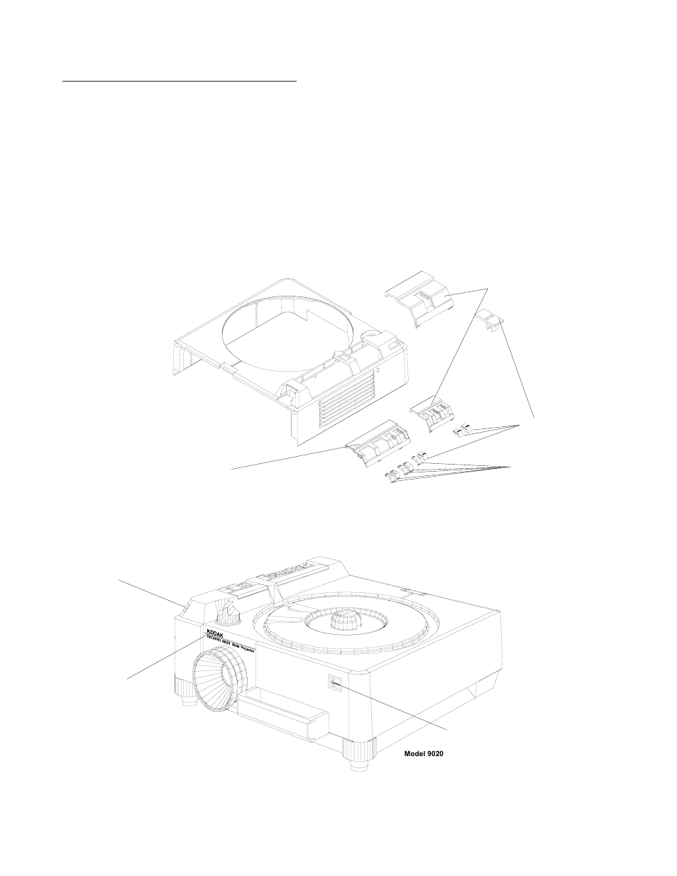 Buttons and cover plates 4-2, Buttons and cover plates | Kodak Ektapro Slide Projector 4020 User Manual | Page 60 / 136