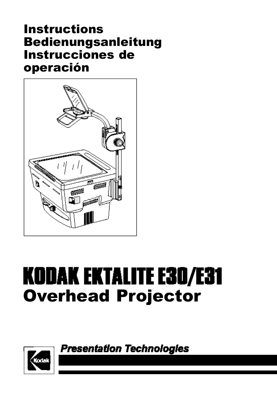 Kodak E30 User Manual | 52 pages