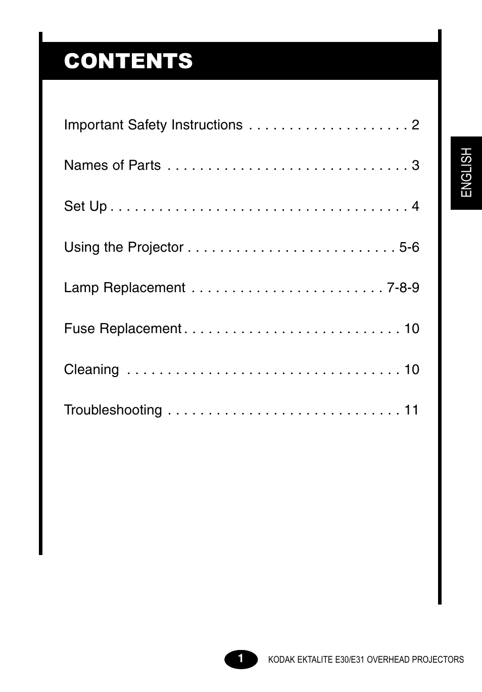 Kodak E30 User Manual | Page 3 / 52