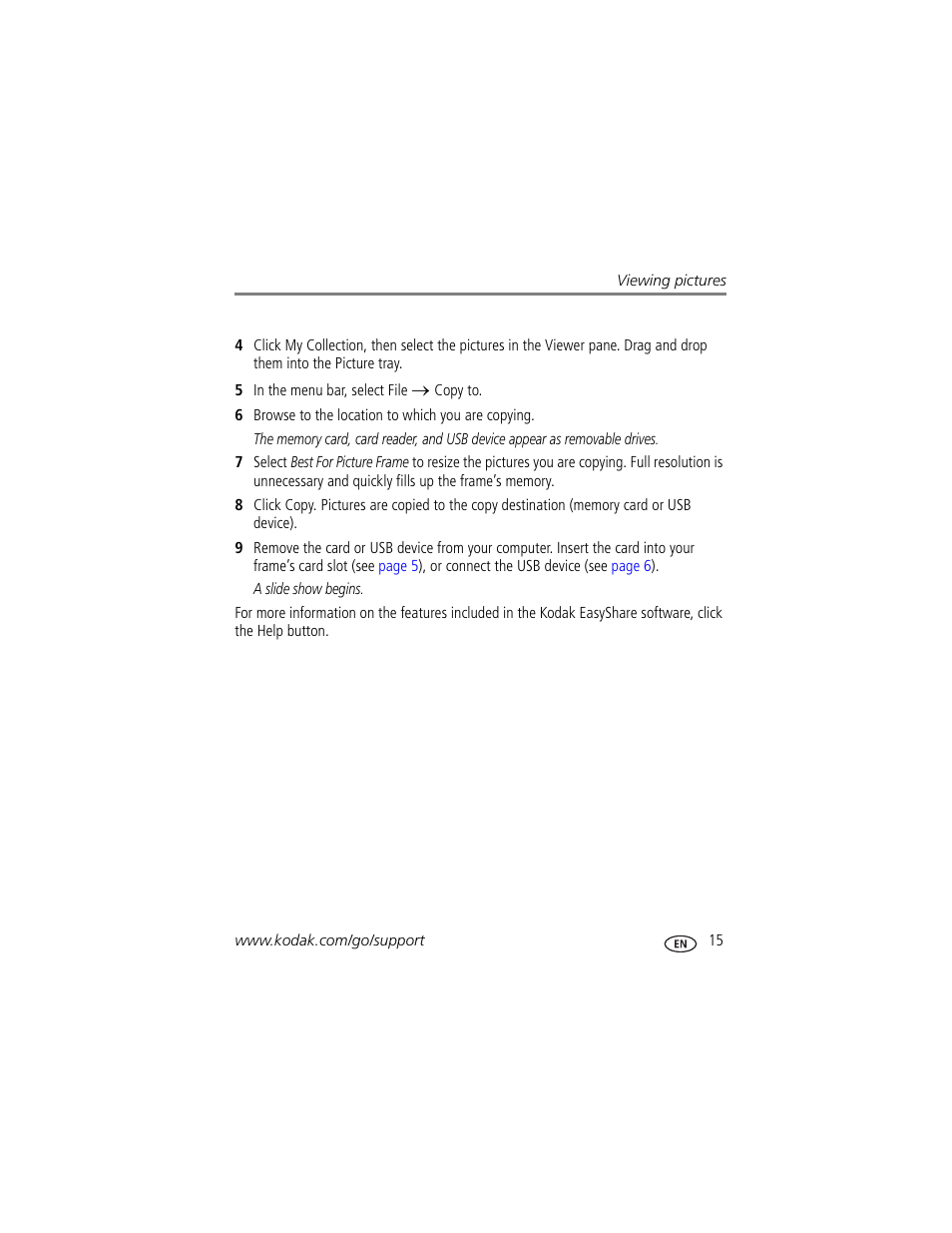 Kodak P820 User Manual | Page 21 / 45