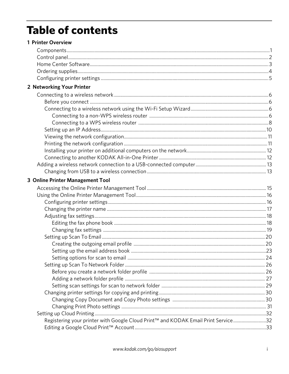 Kodak 2.2 User Manual | Page 3 / 127