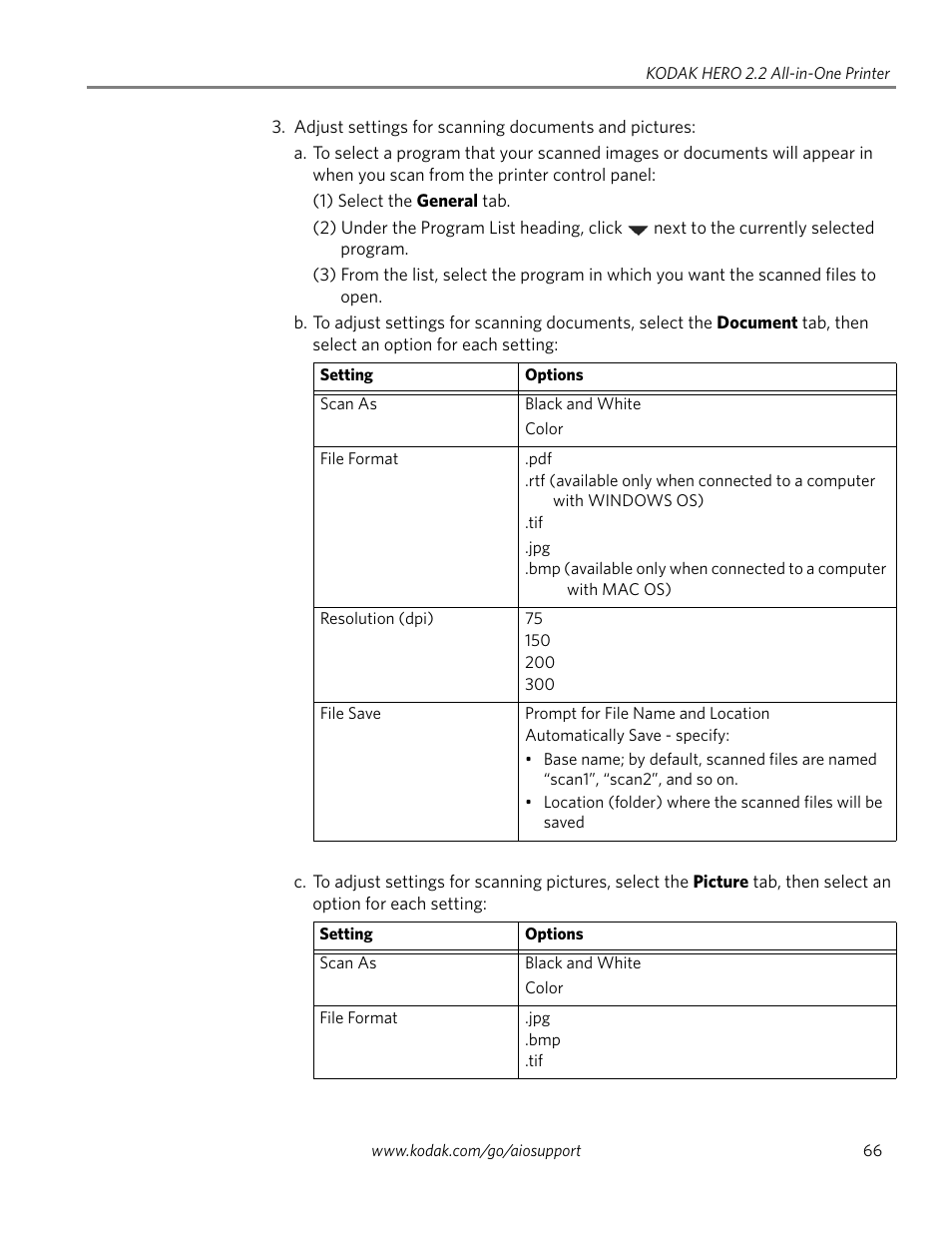 Kodak 2.2 User Manual | Page 73 / 127