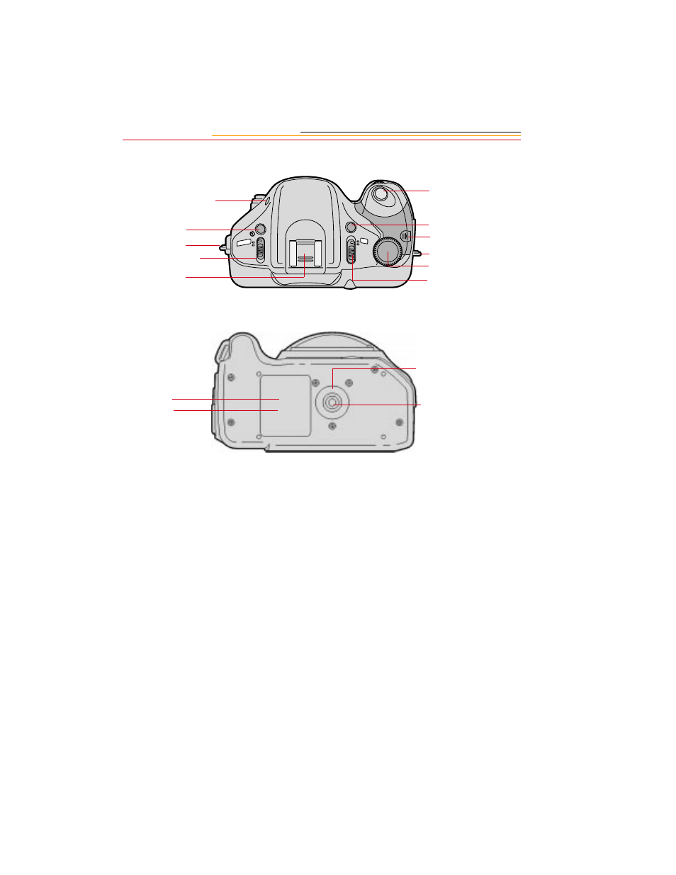 Camera top, Camera bottom, Camera top -6 | Camera bottom -6, Camera top camera bottom | Kodak DCS300 User Manual | Page 18 / 256