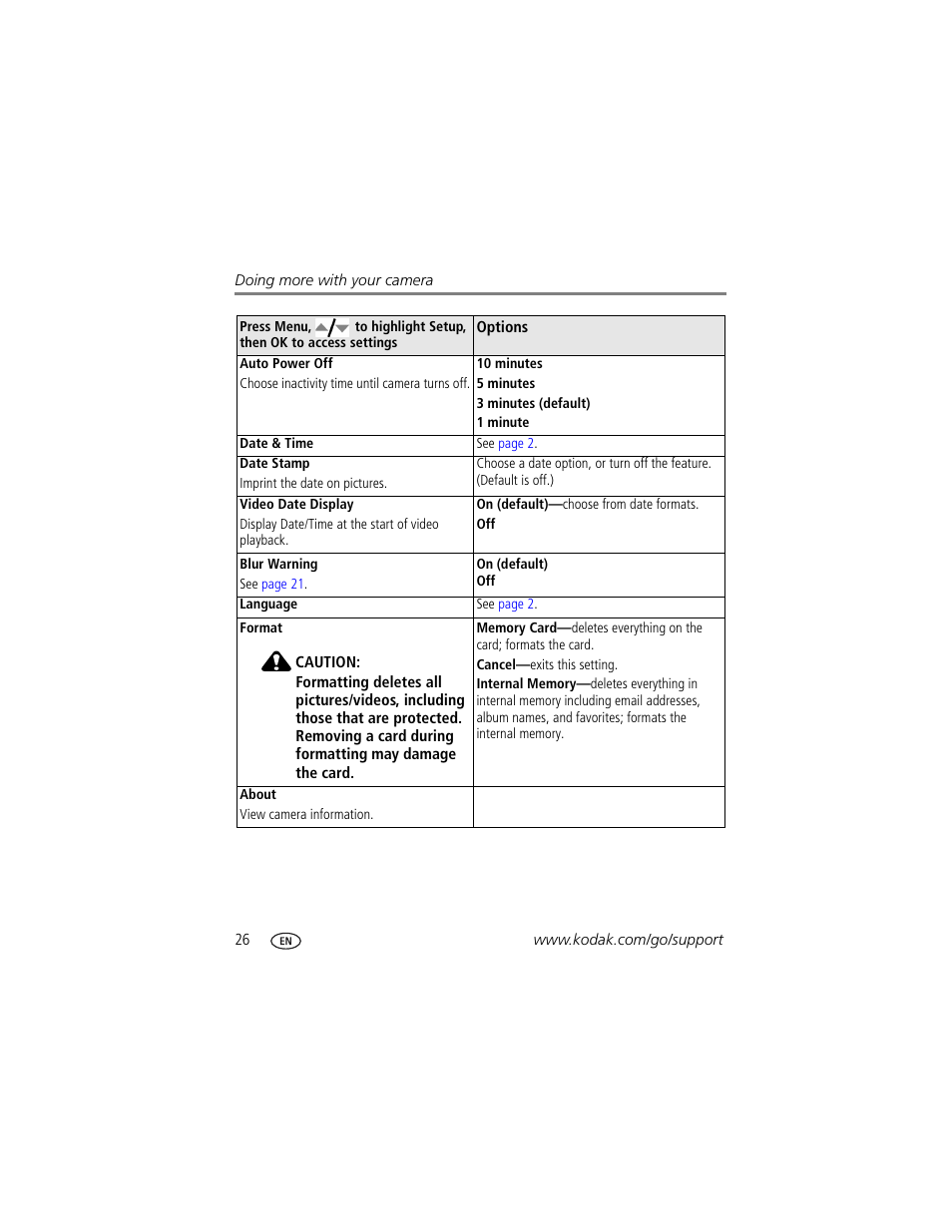 Kodak EASYSHARE C613 User Manual | Page 32 / 69