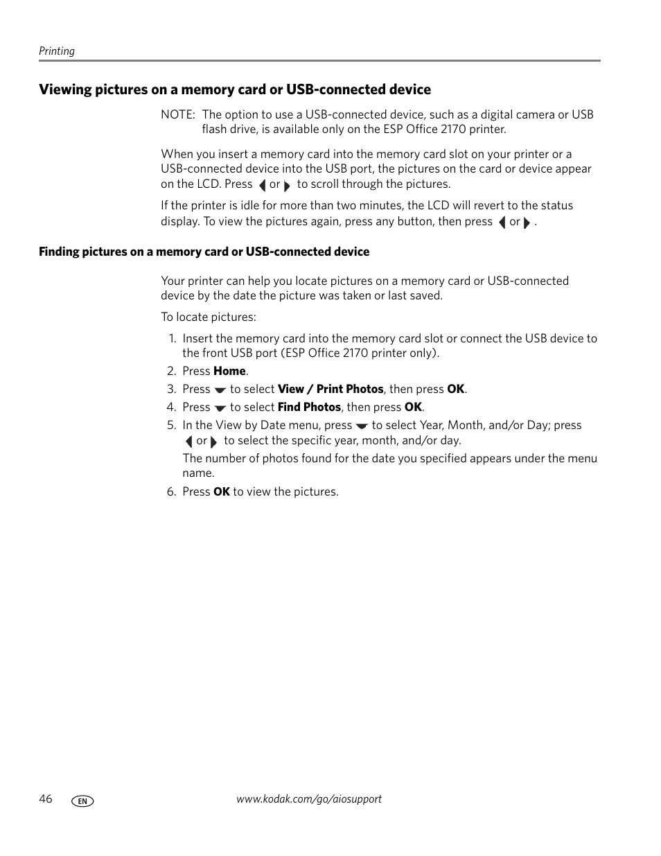 Kodak ESP OFFICE 2100 User Manual | Page 52 / 137