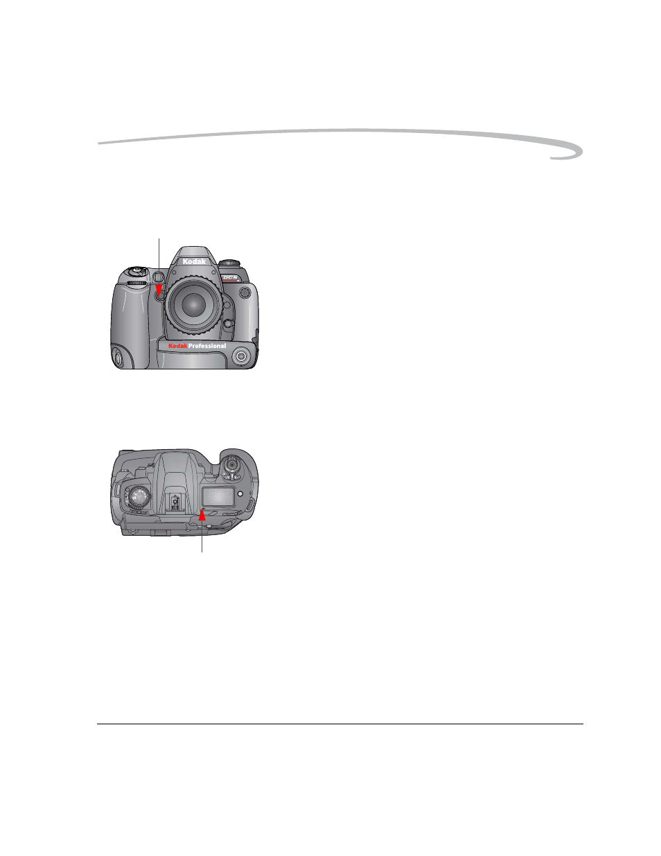 Depth of field preview button, Imager plane indicator | Kodak DCS Pro SLR/n User Manual | Page 41 / 244