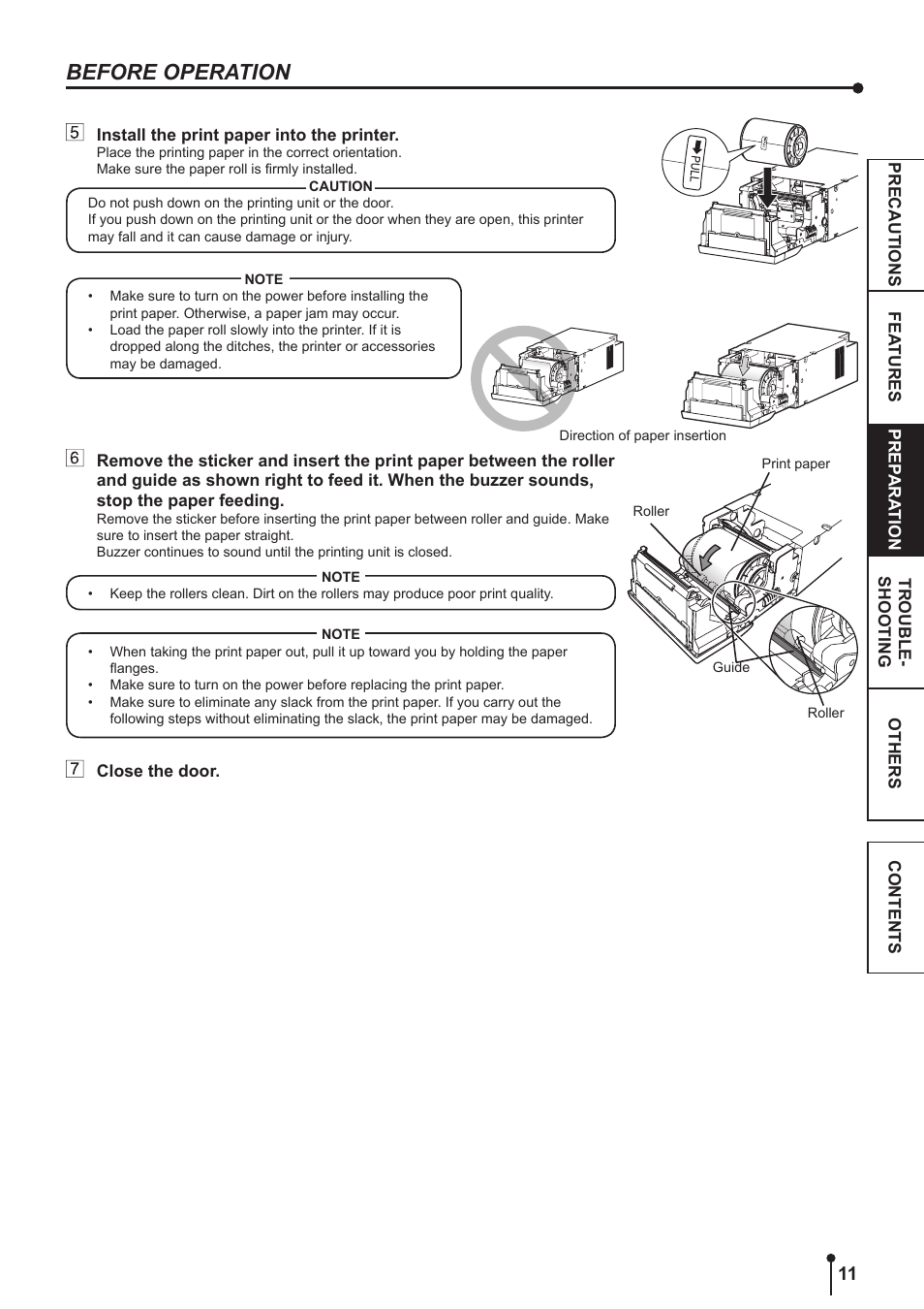 Before operation | Kodak 305 User Manual | Page 14 / 26