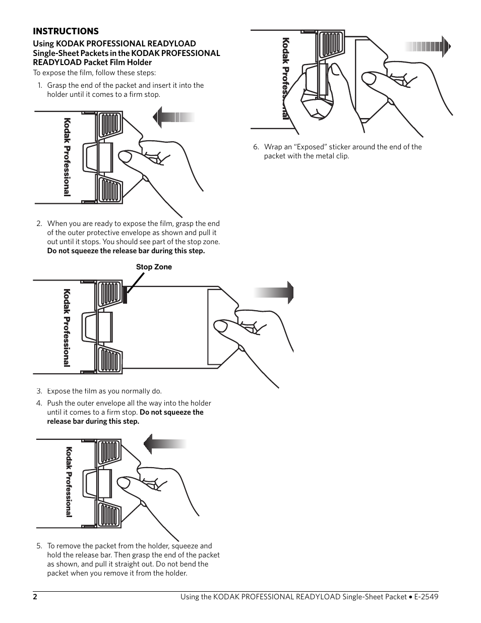 Kodak READYLOAD E-2549 User Manual | Page 2 / 4