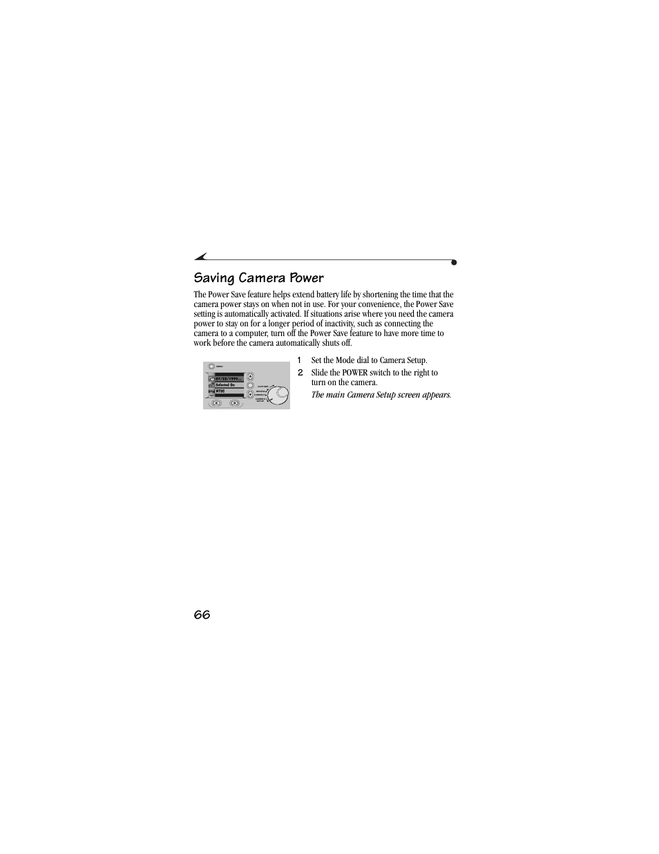Saving camera power | Kodak DC3400 User Manual | Page 74 / 156