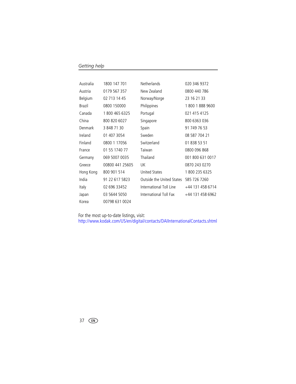 Kodak CX7300 User Manual | Page 44 / 55