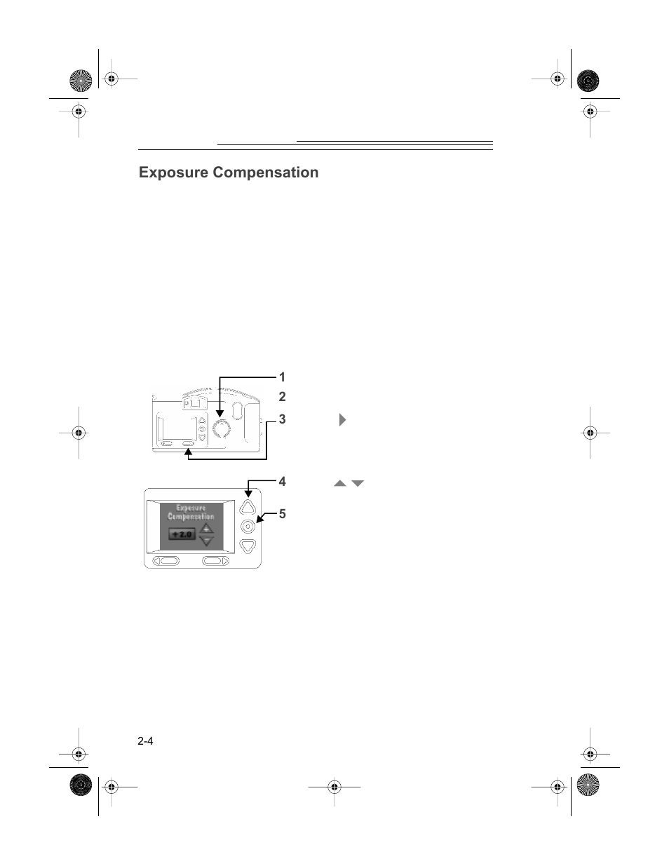 Exposure compensation | Kodak DC200 User Manual | Page 14 / 87