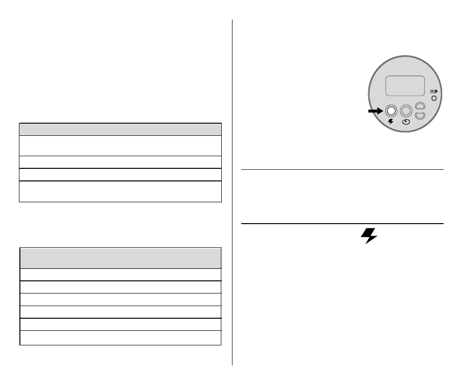 Selecionando os modos do flash e do foco infinito, Flash de enchimento, Indicações da luz de aviso do flash | Distância entre o assunto e o flash | Kodak Auto Focus Camera T550 User Manual | Page 56 / 65
