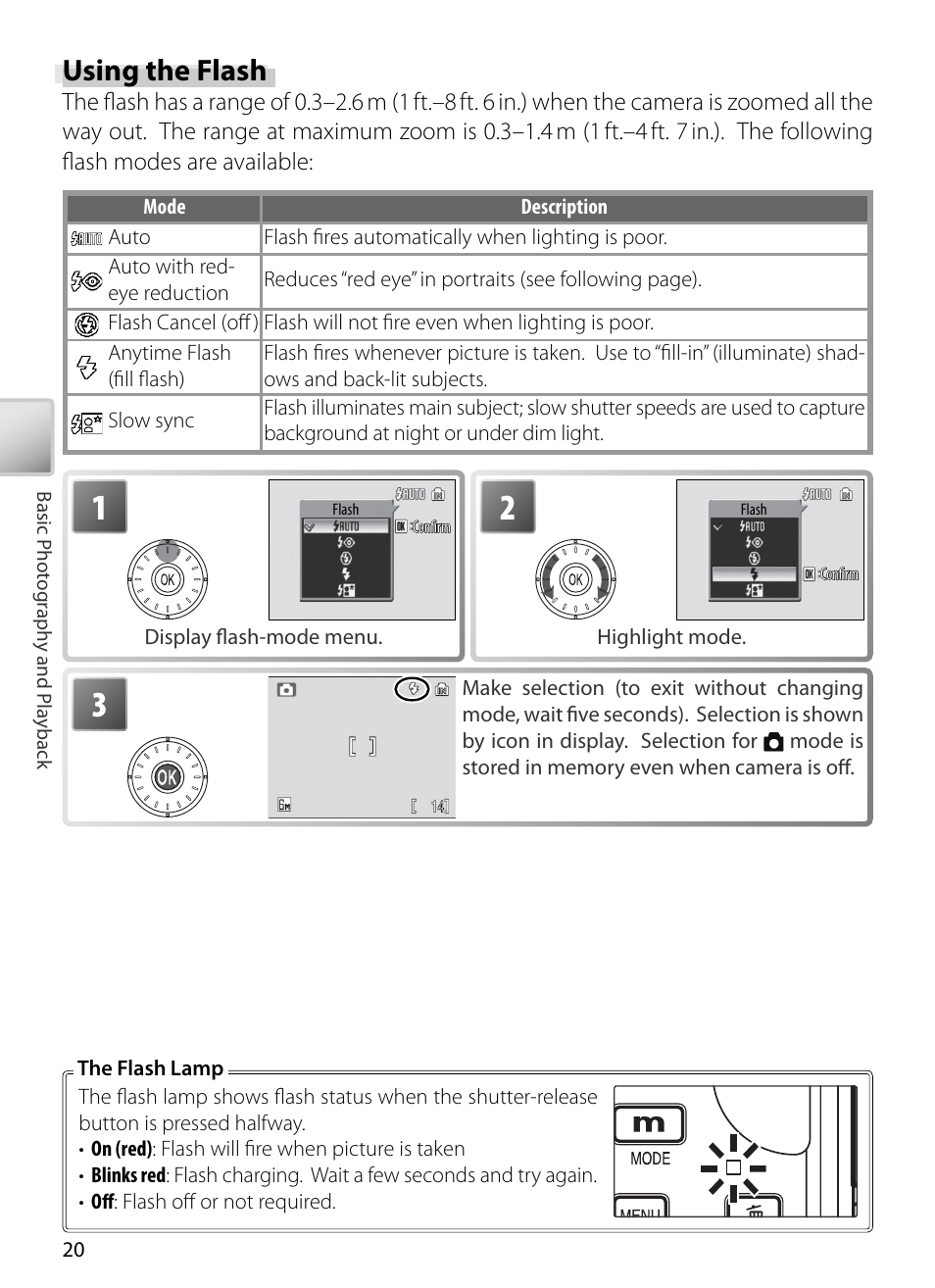 Using the flash | Kodak COOLPIX S5 User Manual | Page 30 / 108