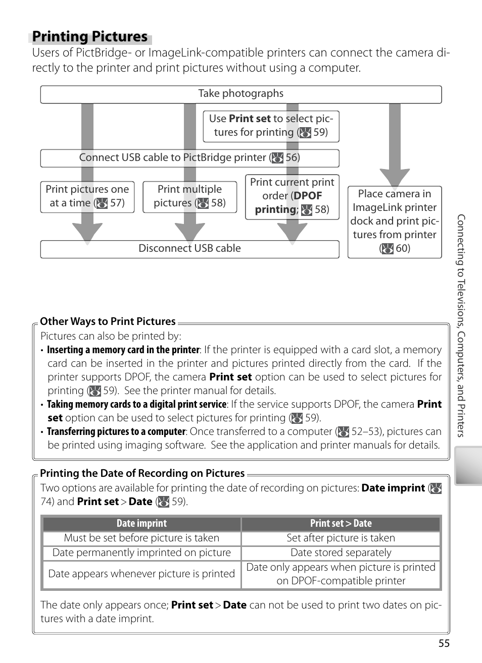 Printing pictures | Kodak COOLPIX S5 User Manual | Page 65 / 108