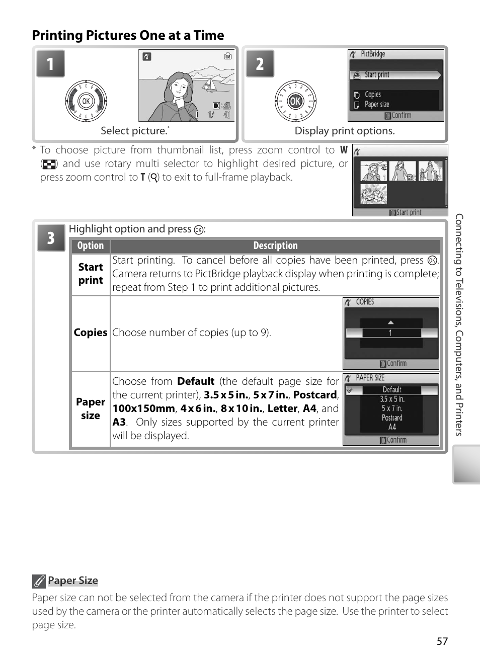 Printing pictures one at a time | Kodak COOLPIX S5 User Manual | Page 67 / 108