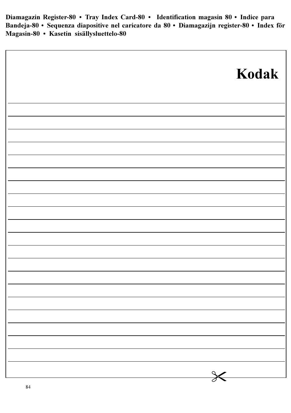 Kodak | Kodak EKTAPRO User Manual | Page 13 / 16