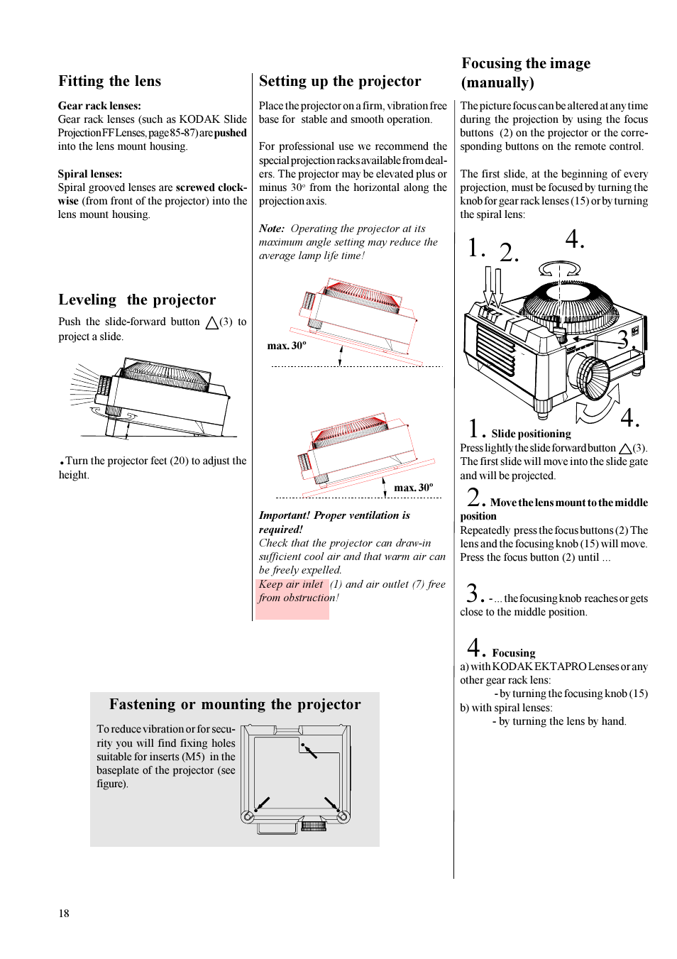 Kodak EKTAPRO User Manual | Page 7 / 16