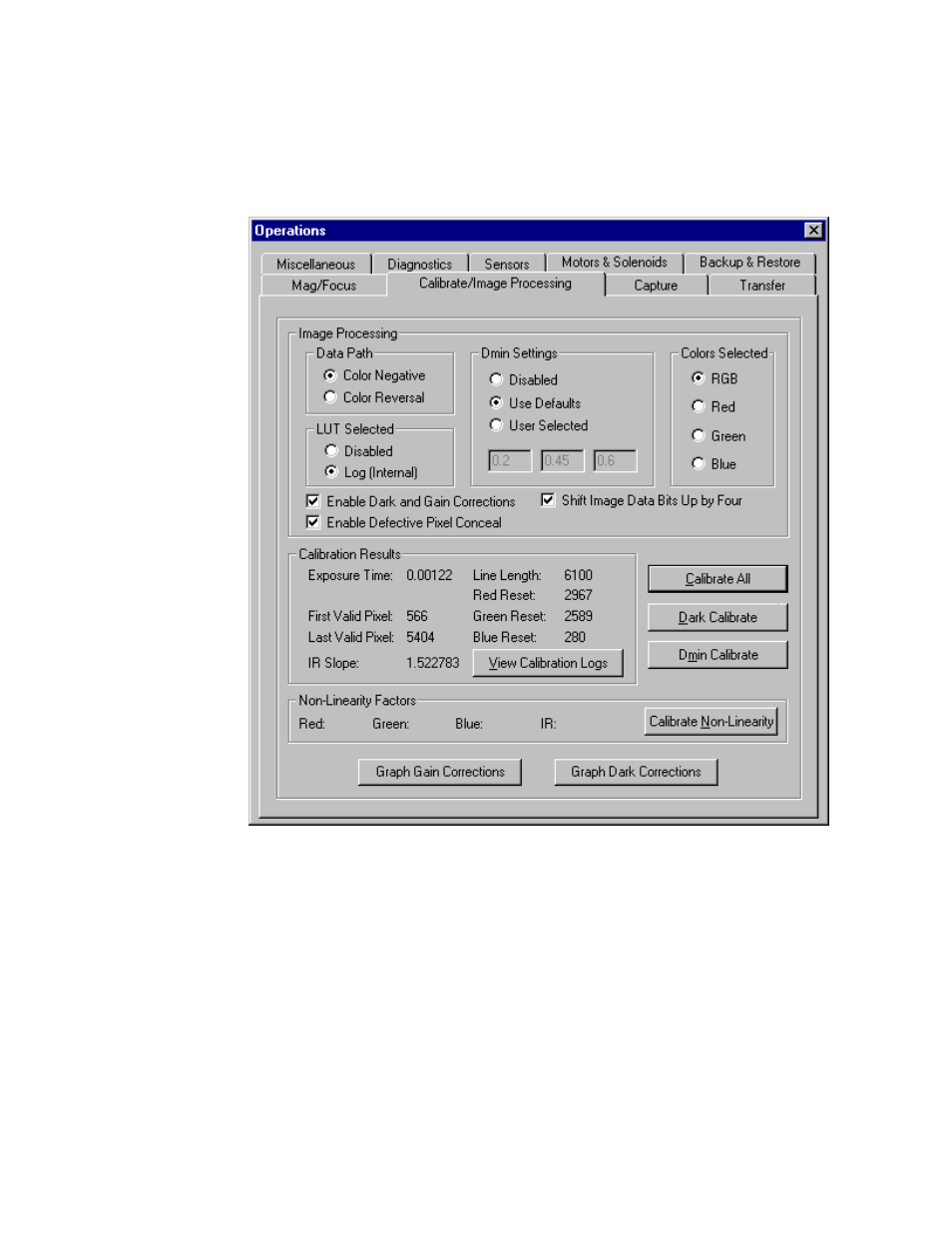 Setting image processing parameters | Kodak 6B7198 User Manual | Page 55 / 112