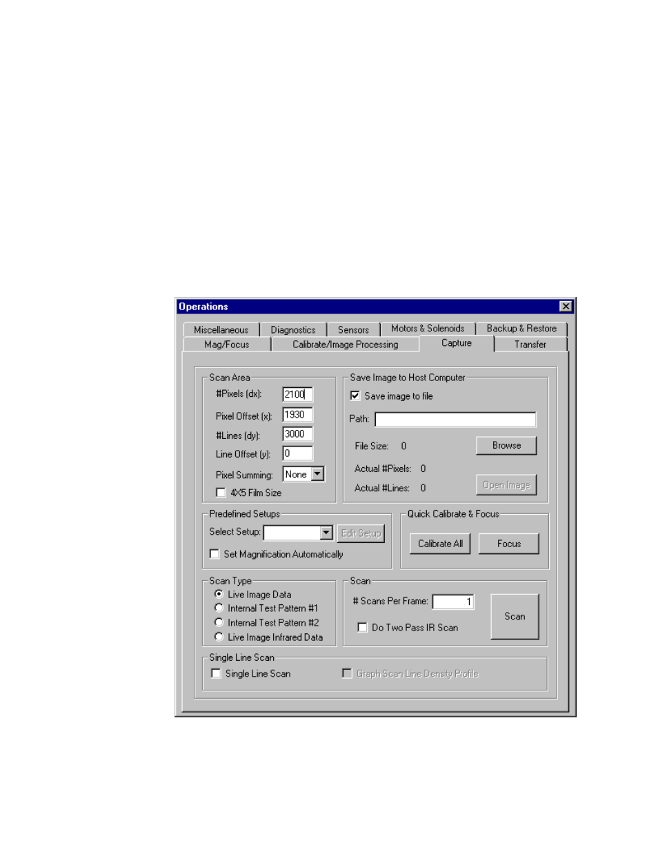 Calibrating the scanner, Using the capture tab | Kodak 6B7198 User Manual | Page 56 / 112
