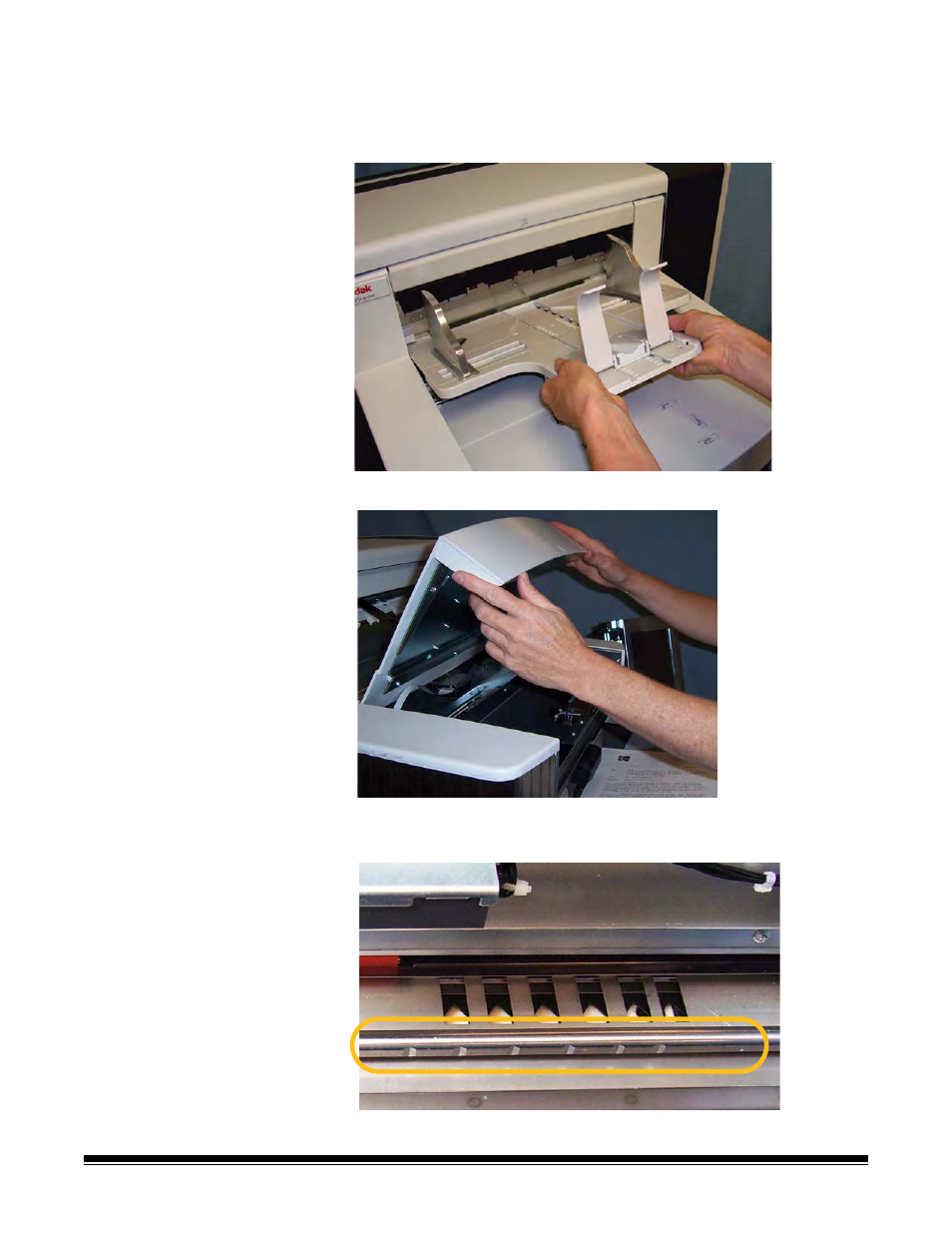 Changing printpositions, Changing the front horizontal print position, Changing print positions | Kodak A-61555 User Manual | Page 63 / 110