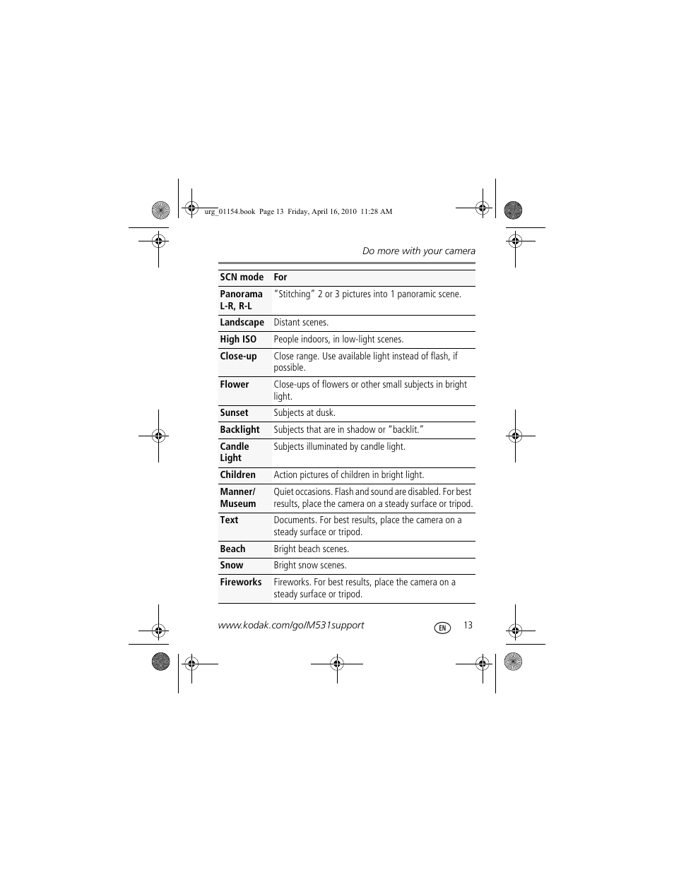 Kodak KLIC-7006 User Manual | Page 13 / 28