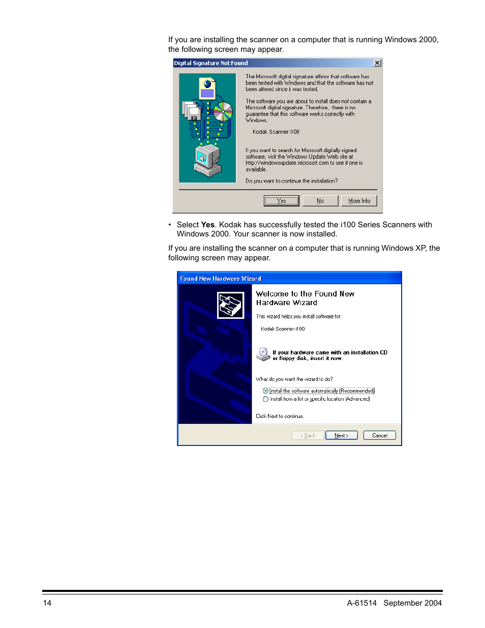 Kodak INNOVATION I100 User Manual | Page 17 / 40