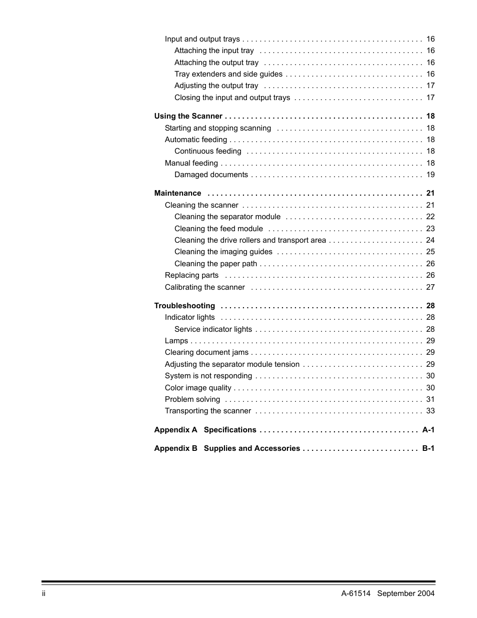 Kodak INNOVATION I100 User Manual | Page 3 / 40