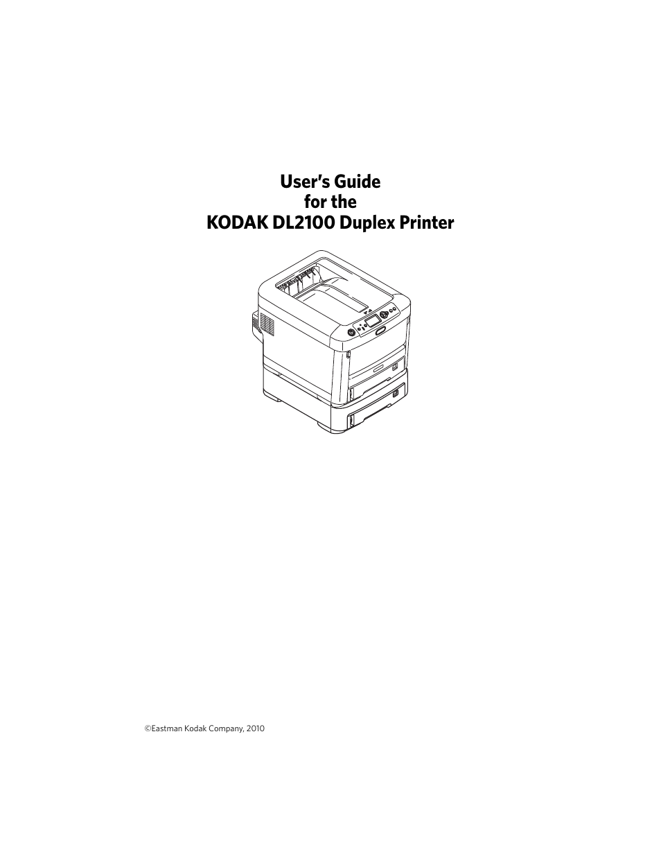 Kodak DUPLEX DL2100 User Manual | 34 pages