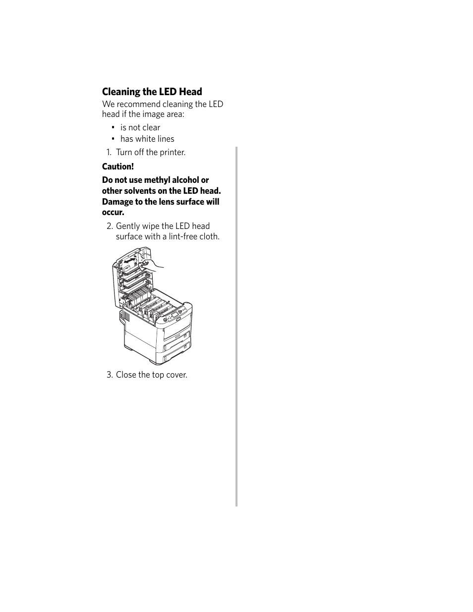 Cleaning the led head | Kodak DUPLEX DL2100 User Manual | Page 17 / 34