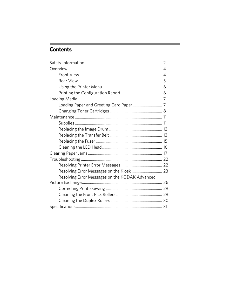 Kodak DUPLEX DL2100 User Manual | Page 2 / 34