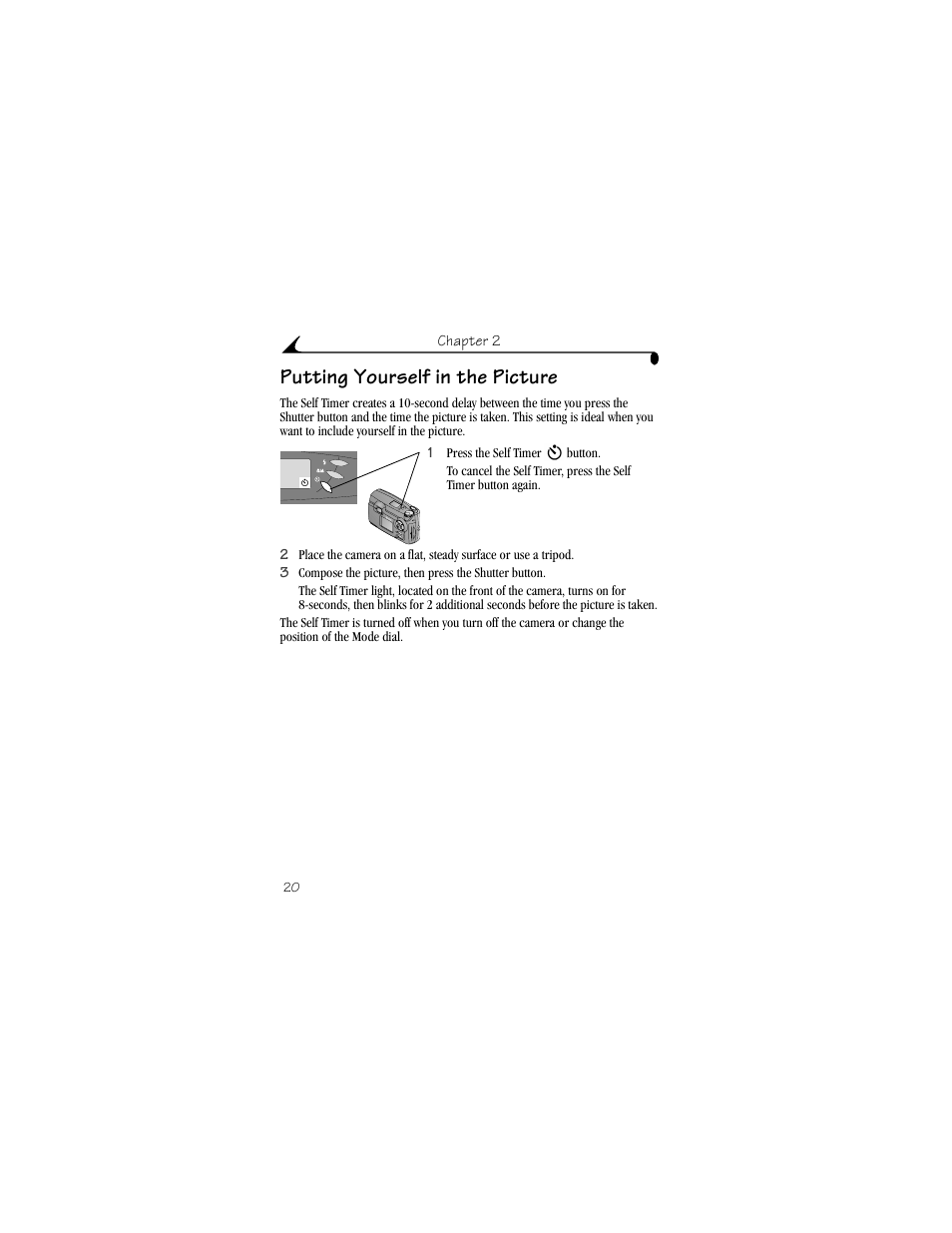 Putting yourself in the picture | Kodak DX4900 User Manual | Page 30 / 106