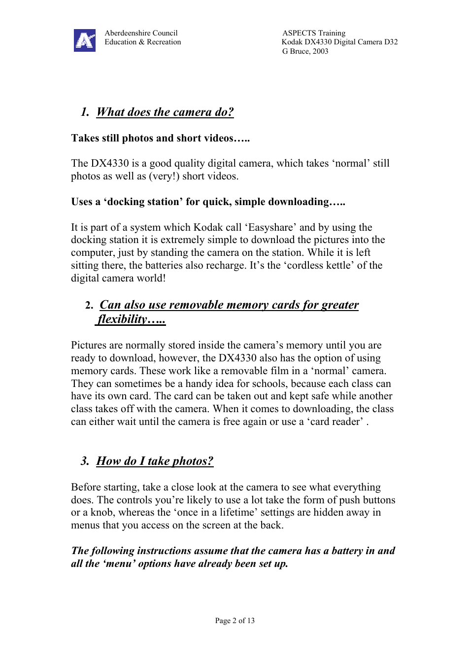 Kodak DX4330 User Manual | Page 2 / 13