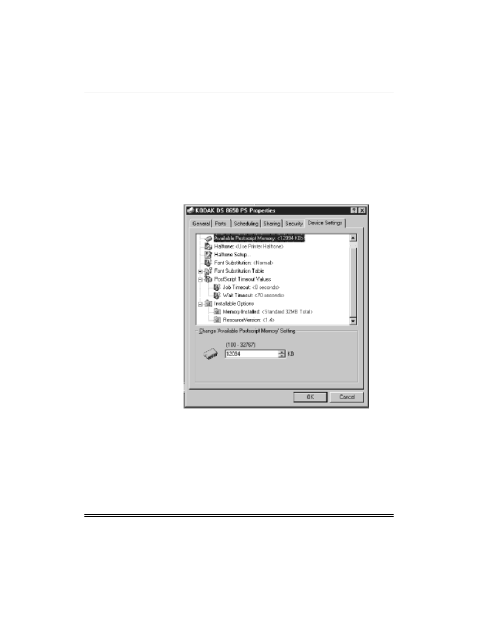 Printer properties and document defaults | Kodak XLS 8400 User Manual | Page 96 / 138