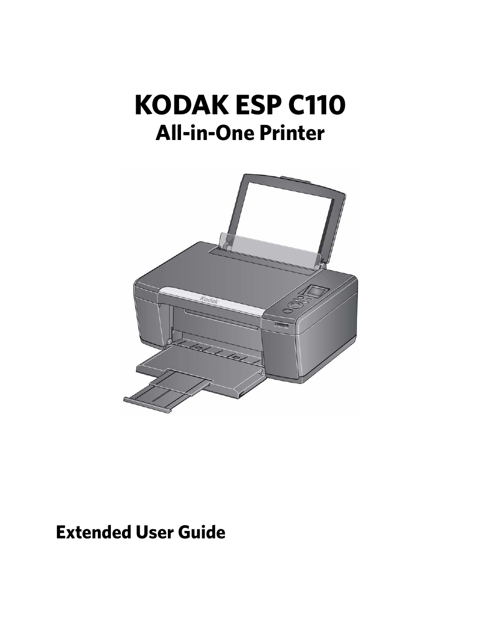 Kodak ESP C110 User Manual | 76 pages