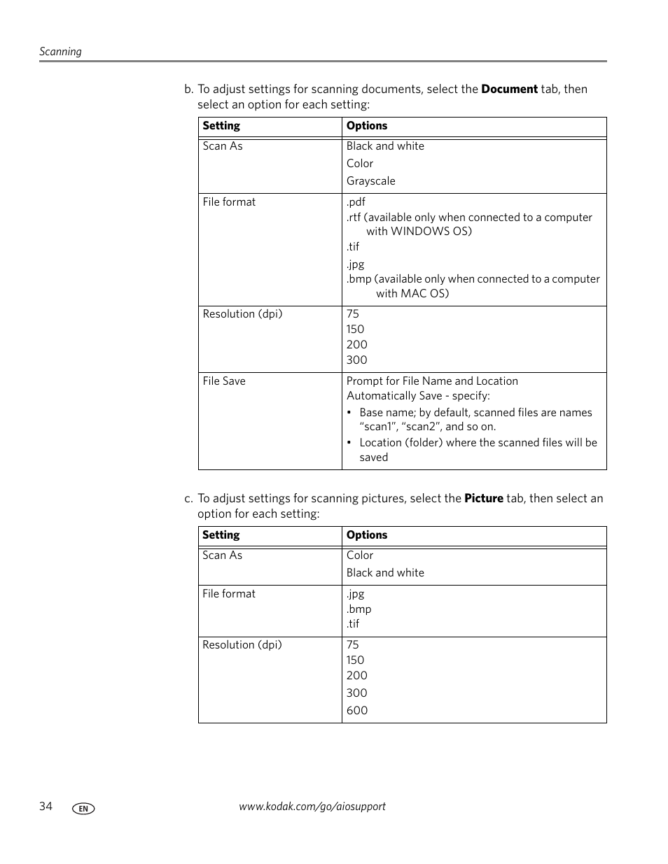 Kodak ESP C110 User Manual | Page 40 / 76