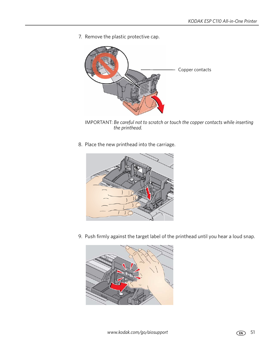 Kodak ESP C110 User Manual | Page 57 / 76