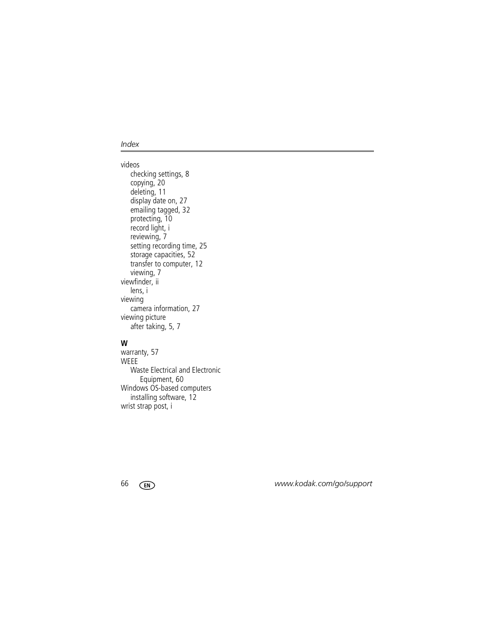 Kodak EasyShare C310 User Manual | Page 72 / 72