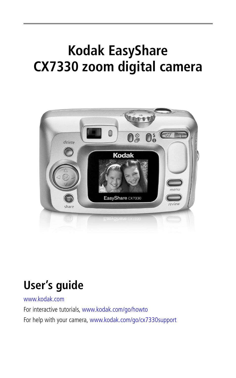 Kodak CX7330 User Manual | 61 pages