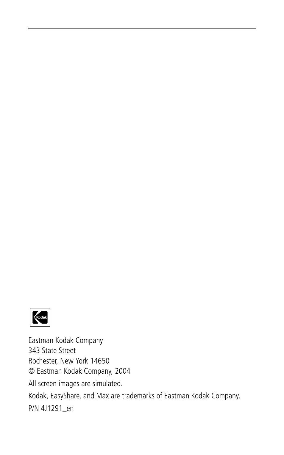 Kodak CX7330 User Manual | Page 2 / 61