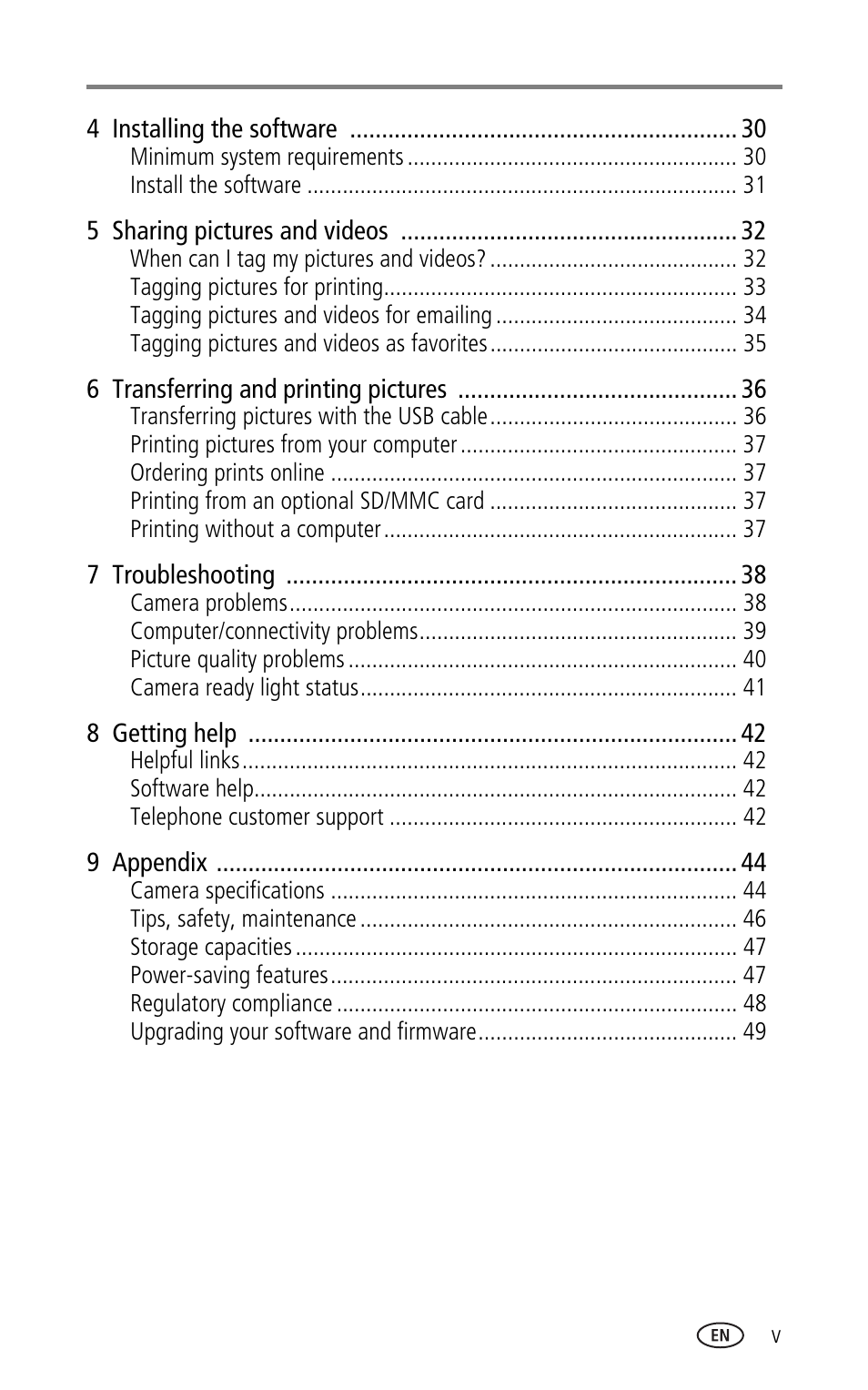 Kodak CX7330 User Manual | Page 7 / 61