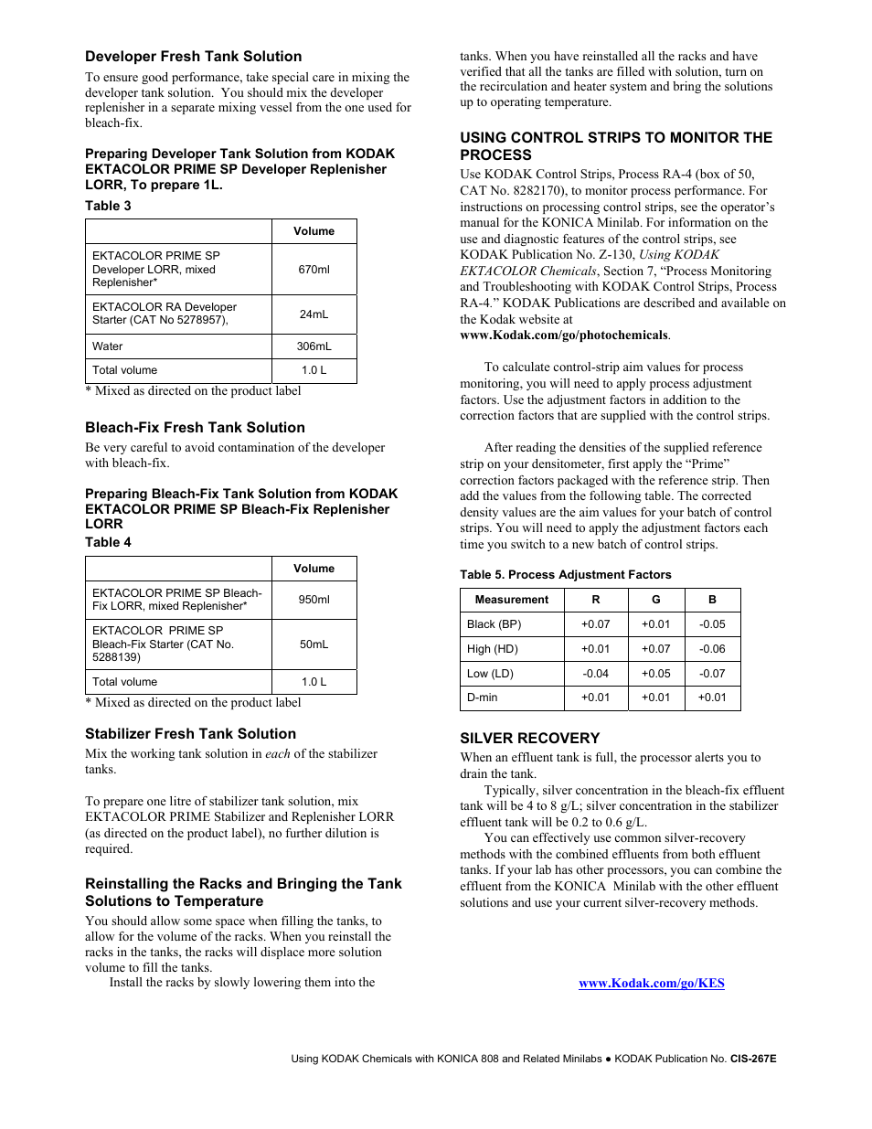 Kodak EKTACOLOR PRIME LORR CIS-267E User Manual | Page 3 / 4