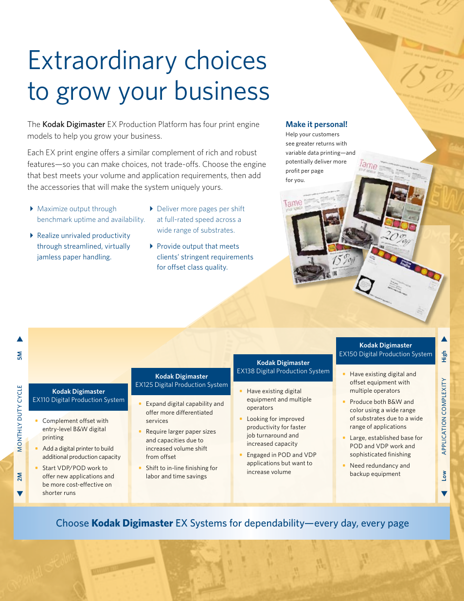 Extraordinary choices to grow your business | Kodak All in One Printer User Manual | Page 3 / 8