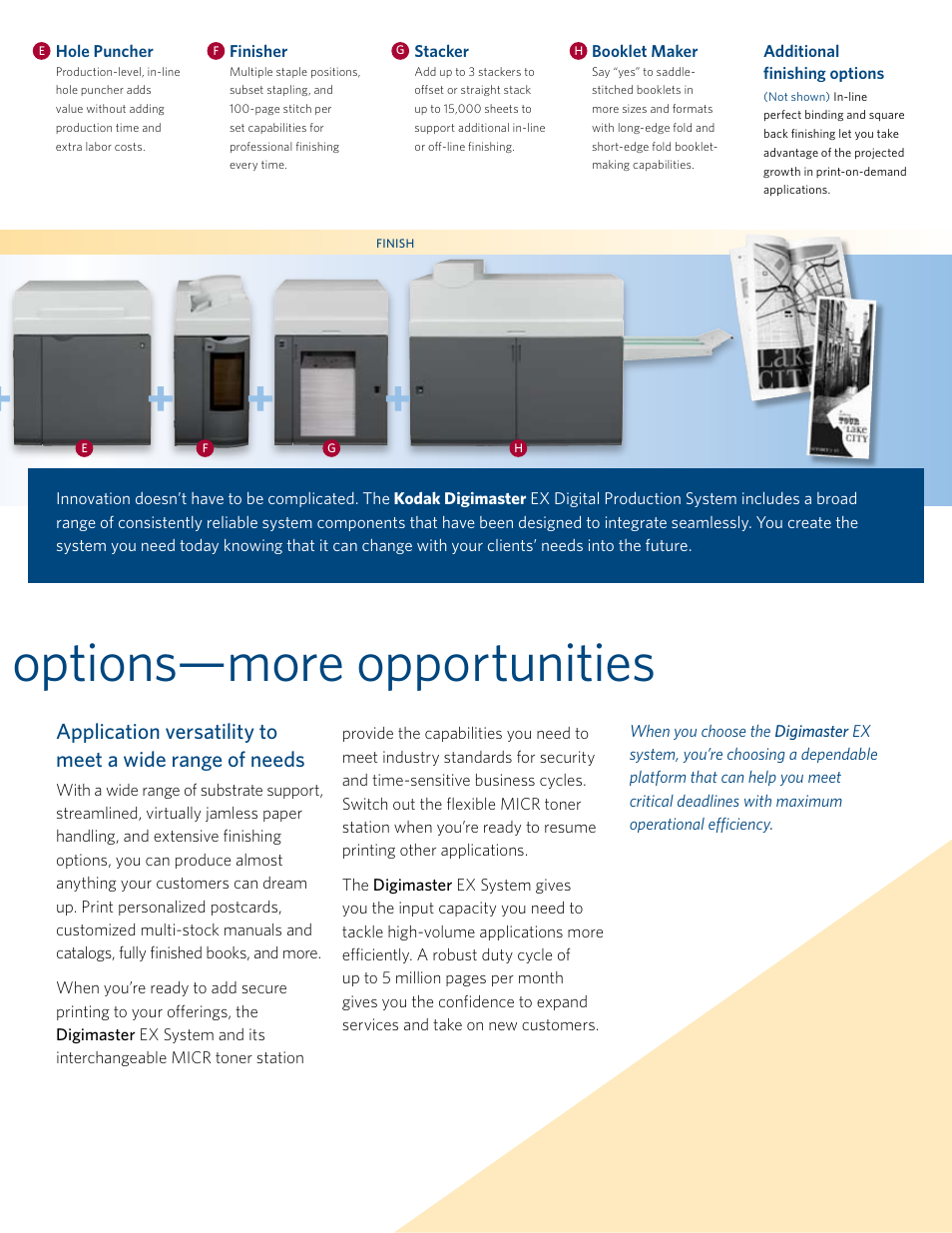 Extensive options—more opportunities | Kodak All in One Printer User Manual | Page 5 / 8