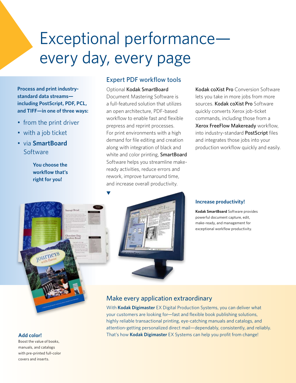 Exceptional performance— every day, every page | Kodak All in One Printer User Manual | Page 6 / 8