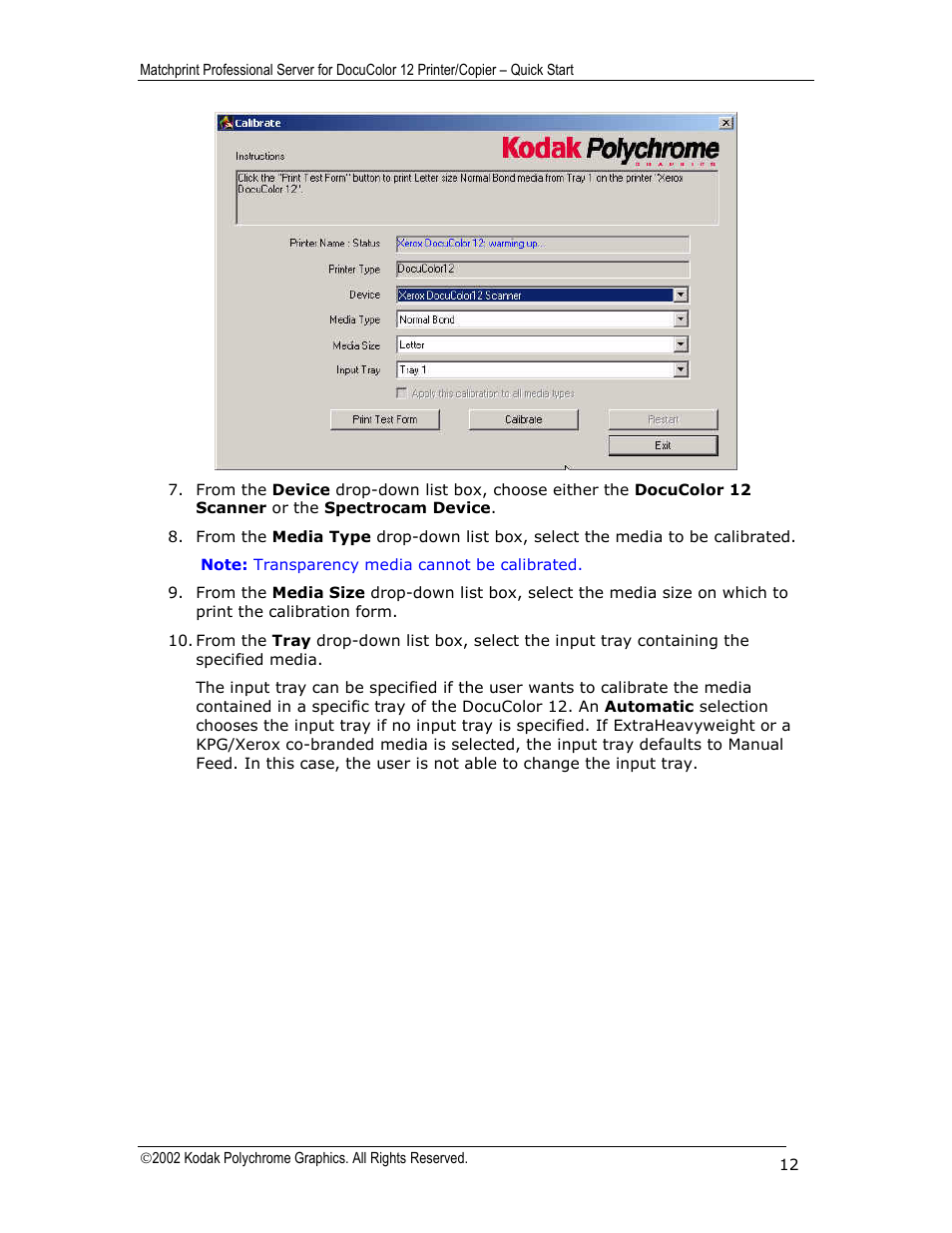 Kodak KY0730485 User Manual | Page 12 / 27