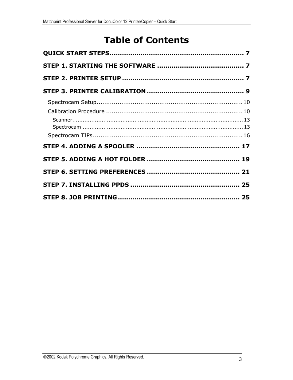 Kodak KY0730485 User Manual | Page 3 / 27