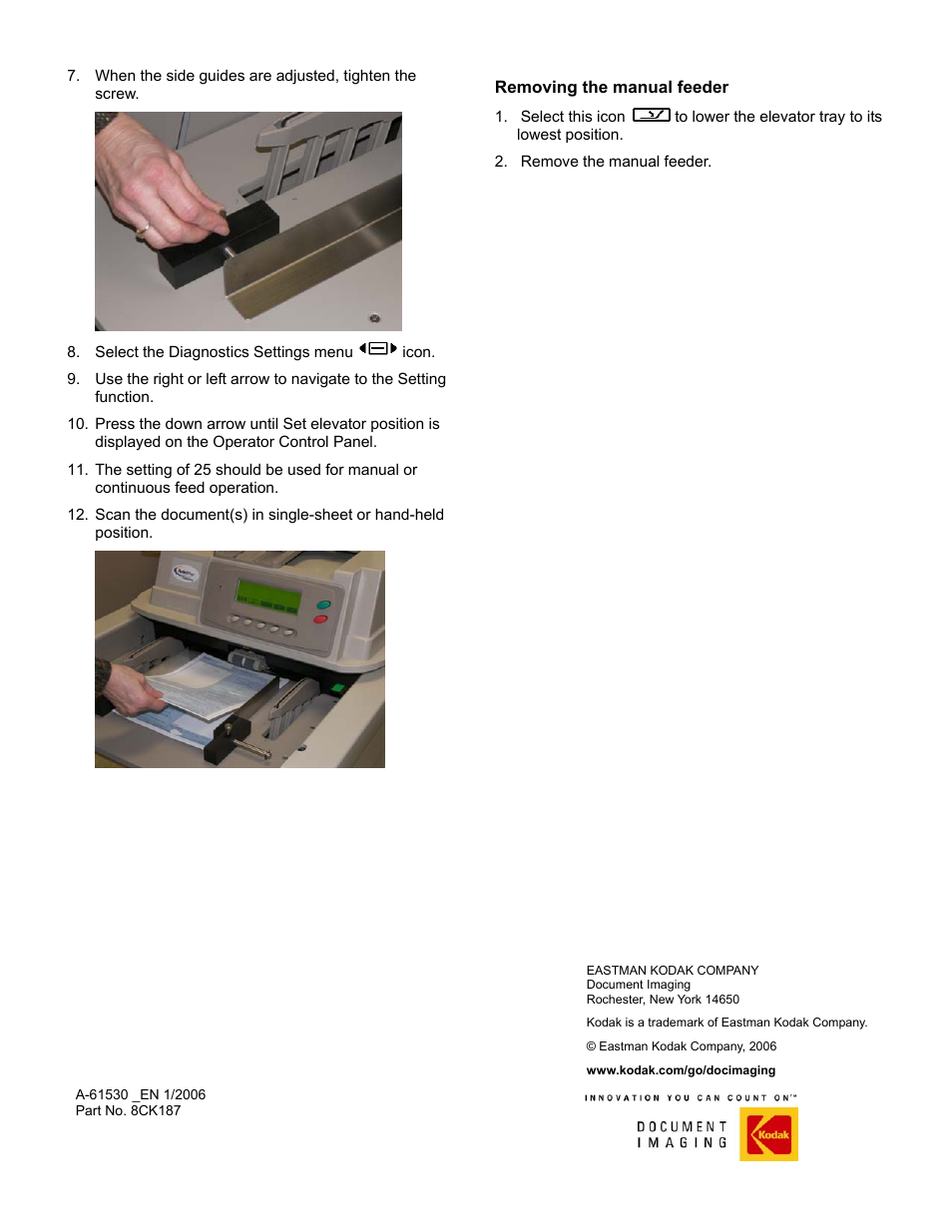 Kodak I800 User Manual | Page 2 / 3