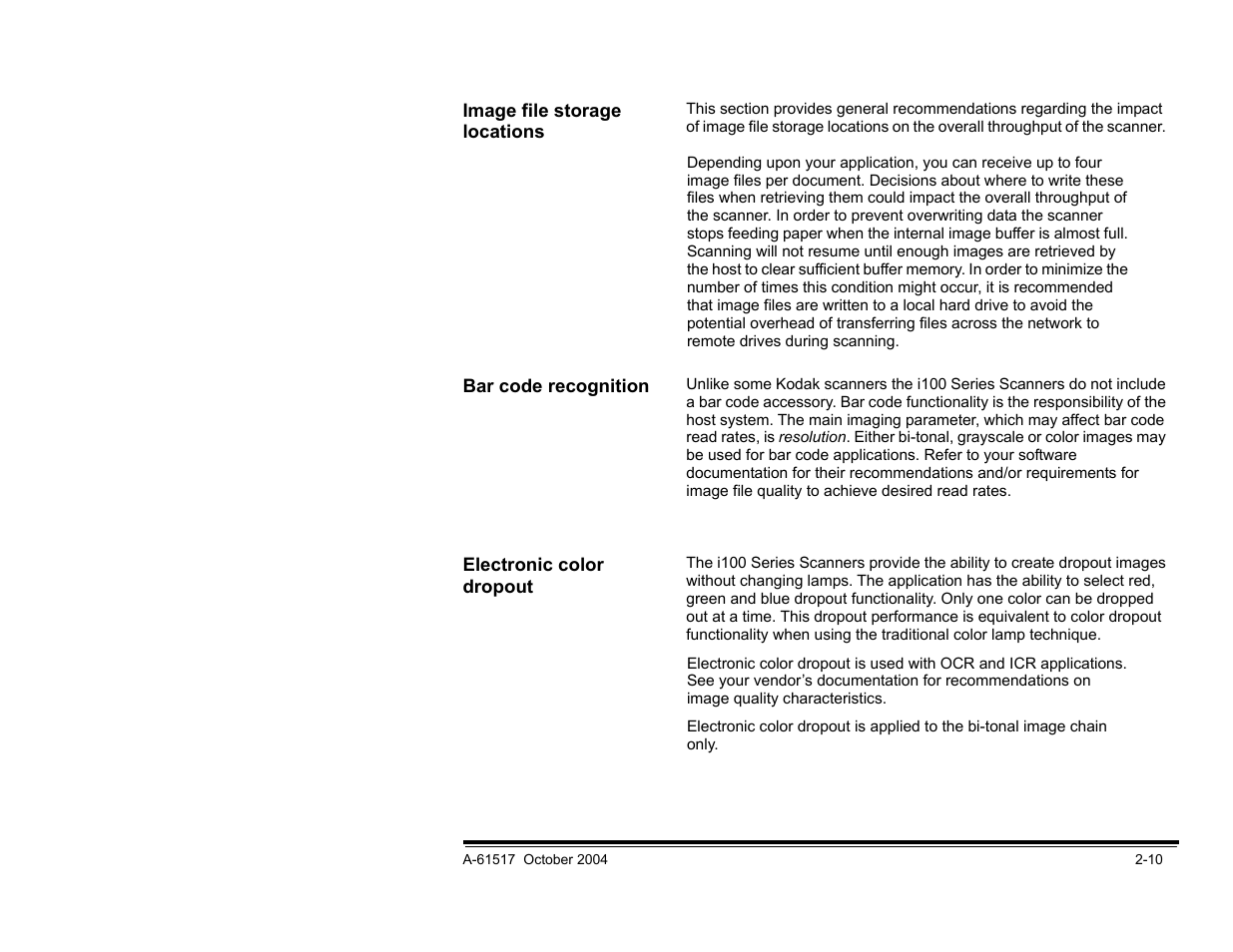 Kodak i100 Series User Manual | Page 17 / 80